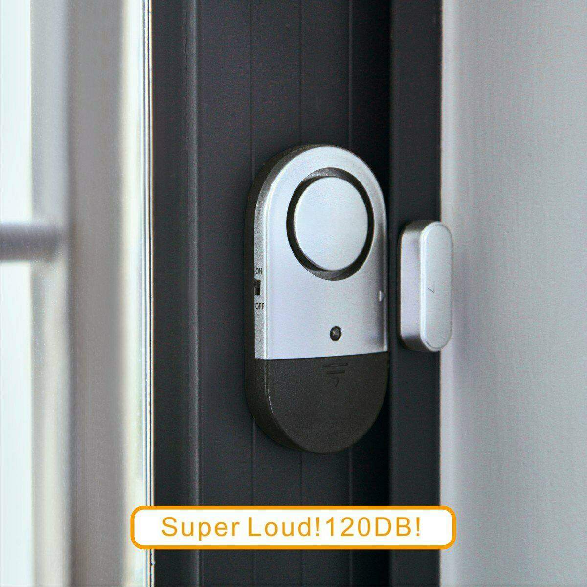 120db super høj lyd alarm sensor mini vindue dør sensor trådløs tyverialarm med magnetisk sensor hjem sikkerhedssystem sæt