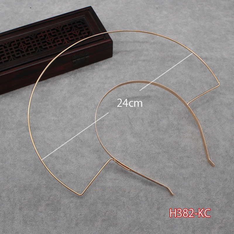 DIY Lolita Headdress Material Craft Hair Hoop Halo Double Layer Headband Crown Base Accessories For Women Girls: Light Pink