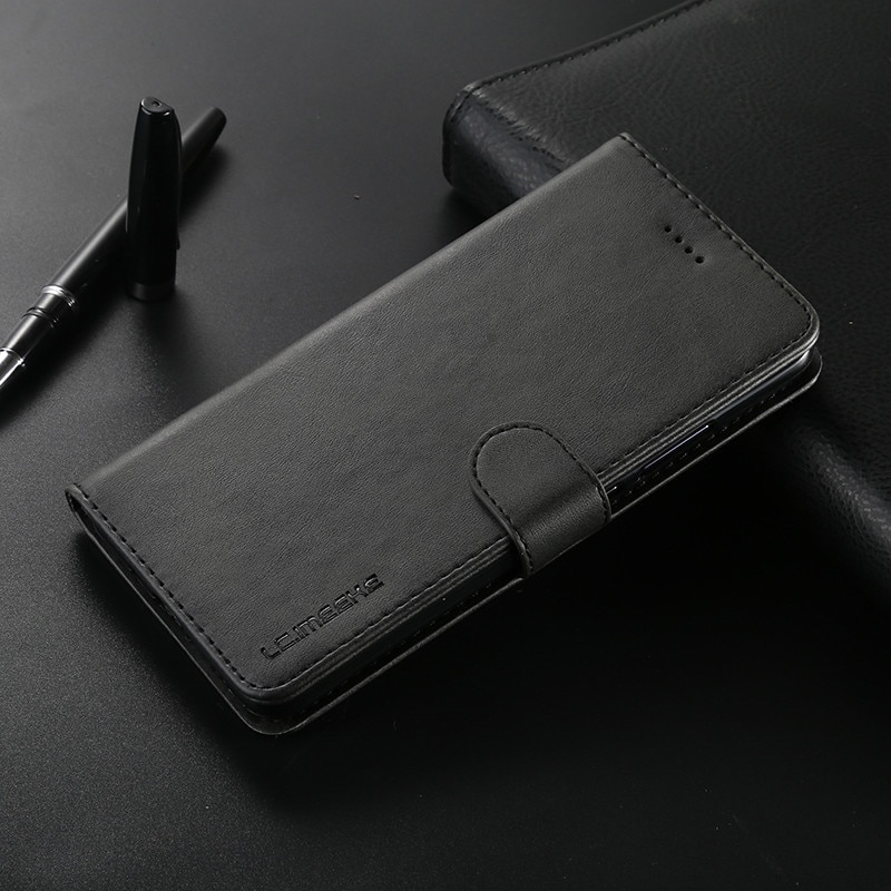 Coque portefeuille en cuir à rabat, étui de luxe pour Huawei Honor 9X
