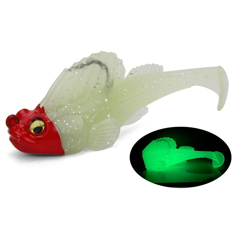 80mm 14g Ultra Realistic Goby Paddle Soft Lure Fish Baits Finest Detailed Softbait Swimbait Fishing Bait