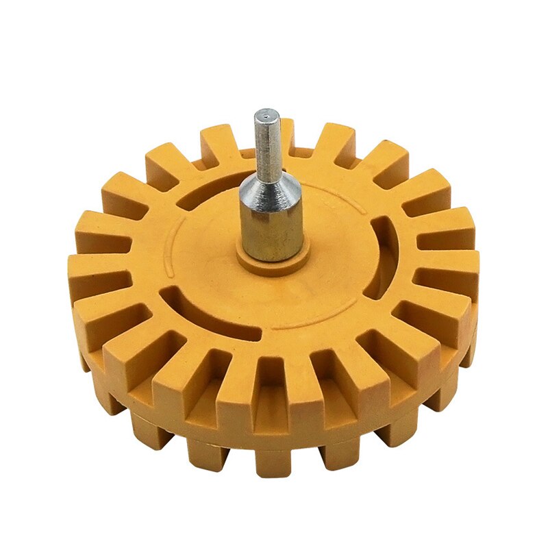 Pneumatic Rubber Eraser Wheel Pad Rubber Disk Decal Eraser Wheel Car Sticker Remover Paint Cleaner Car Polish Auxiliary Tool: Default Title