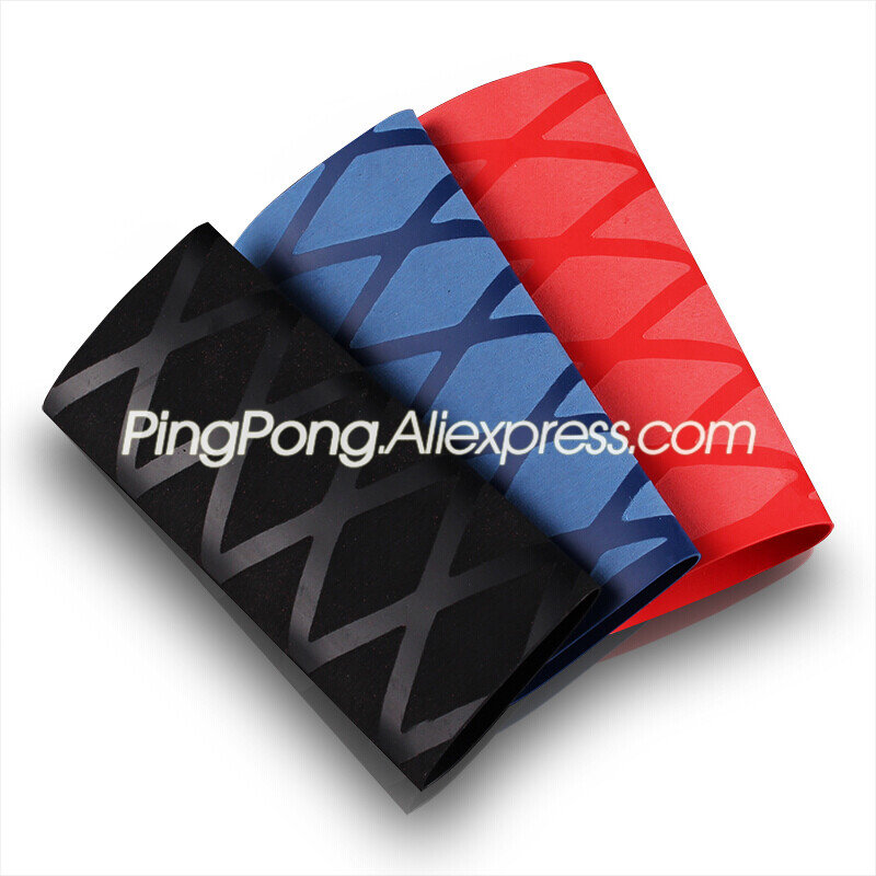 2x cinta de mango Overgrip para raqueta de tenis de mesa Material termorretráctil empuñaduras de murciélago de Ping Pong accesorios para banda para el sudor