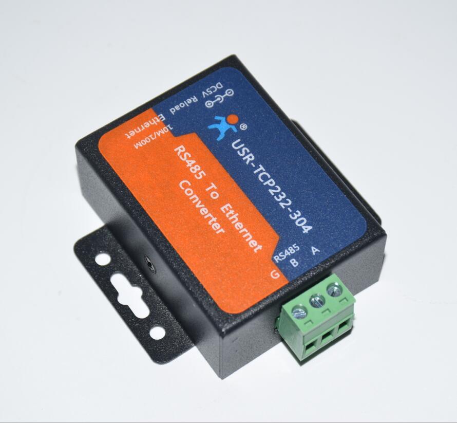USR-TCP232-304 RS485 to Ethernet Server Serial to TCP/IP Converter Module with Built-in Webpage DHCP/DNS HTTPD Supported