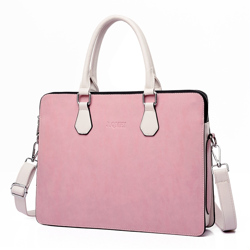 Stylish Laptop bag for Women 15.6 15 14 13.3 13 inch PU Leather notebook computer bags handbag