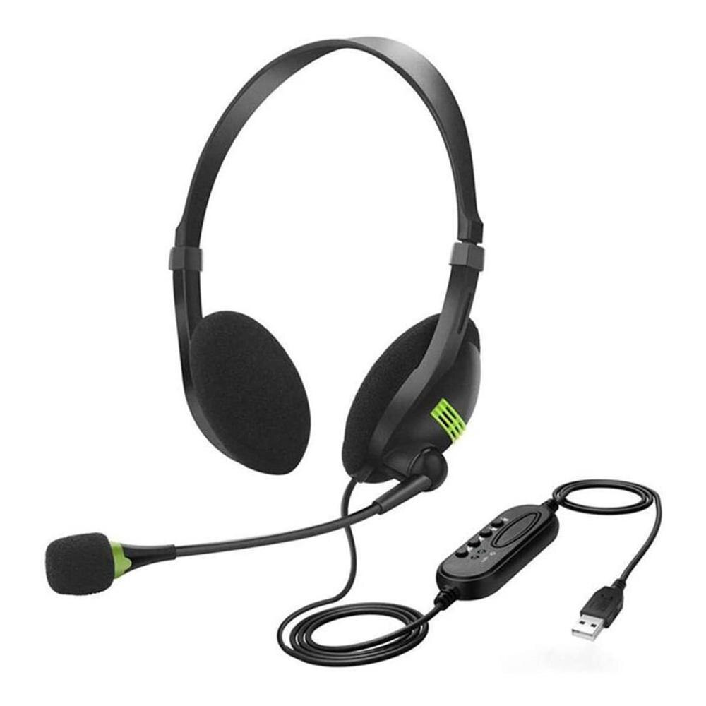 Cuffie telefoniche professionali per call center con spina DC rj11/usb/2.5/3.5mm