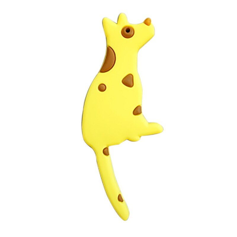 Cute Cartoon Cat/Dog Magnetic Wall-hung Key Fridge Sticker Multifunctional Refrigerator Magnet Hook Door Home Decoration: I