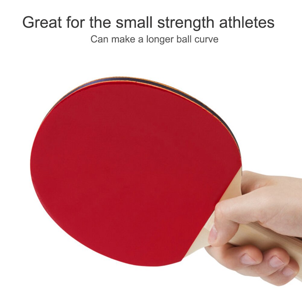Tafeltennisbatje rubbers noppen in pingpongbathoes beginner gevorderde speler trainingsaccessoires