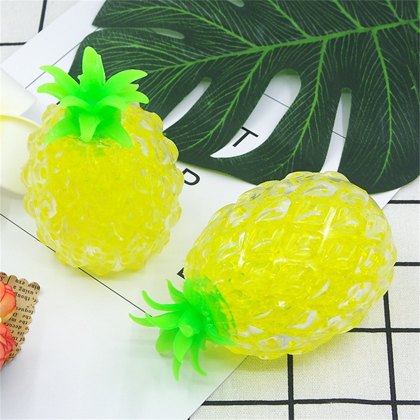 Spongy Bead Decompression Pineapple Decompression Toy Office Pressure Release Toy Pressure Reliever Toys Антистресс