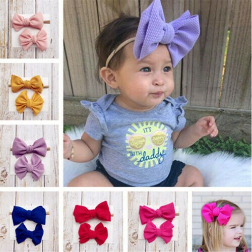 Girl Baby Kids Toddler Headband Hair Band Bow Princess Accessories Headwear