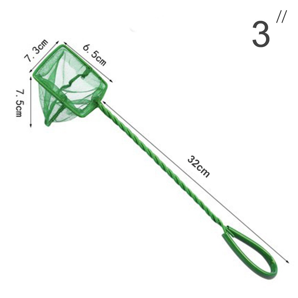 Mini Adjustable Fish Tank Catch Net Stainless Steel Shrimp Scoop Fish Scoop Round Square Pocket Shrimp Catching Nets