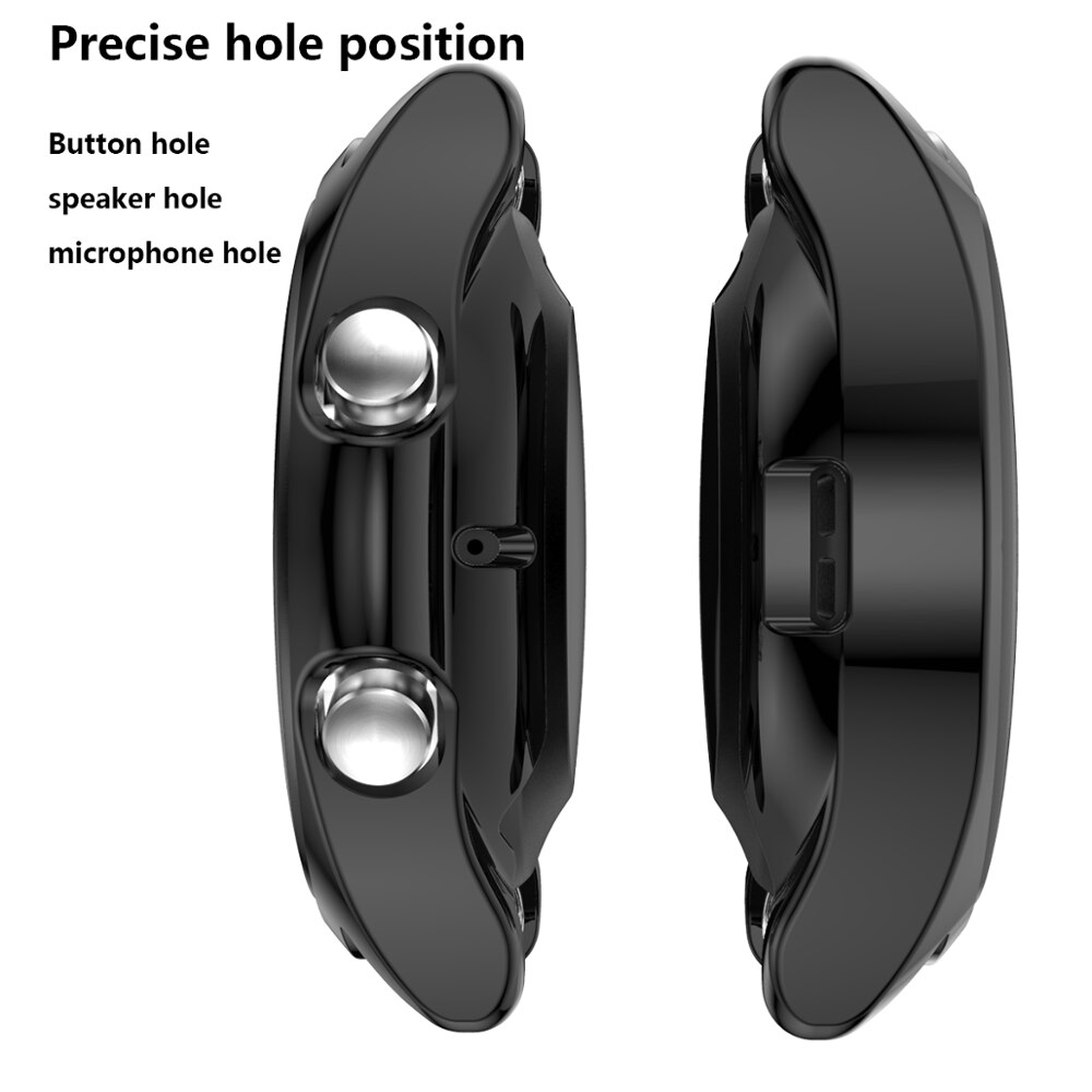 Protective Case For Samsung Galaxy Watch 3 41mm 45mm Smart Watches Plating TPU Frame Shell Protector Smart Accessories Cover