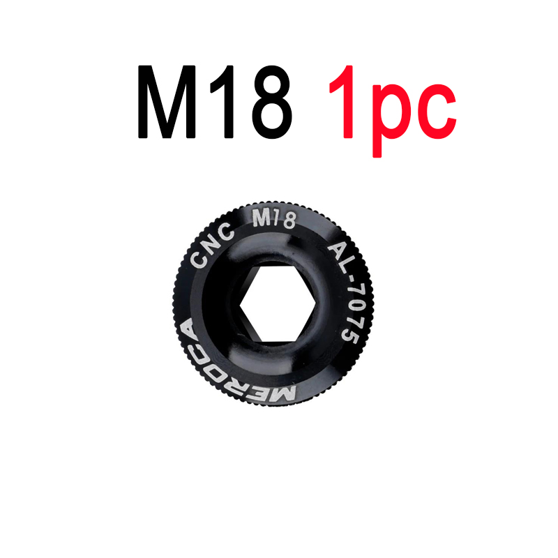 MTB Hollowtech Crank Bolt M18 M19 M20 Mountain Bike Crank Cover Crank Arm Bolt For IXF: black