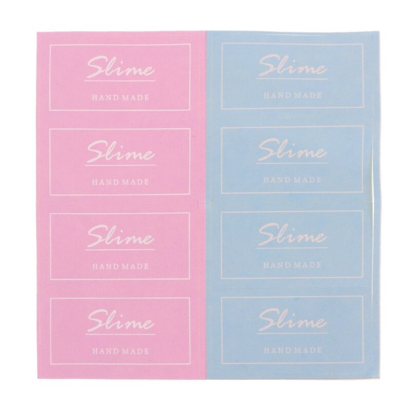 Slime Containers Sticker Storage Box Sticker Slime Supplies DIY Accessories Y4UD: B