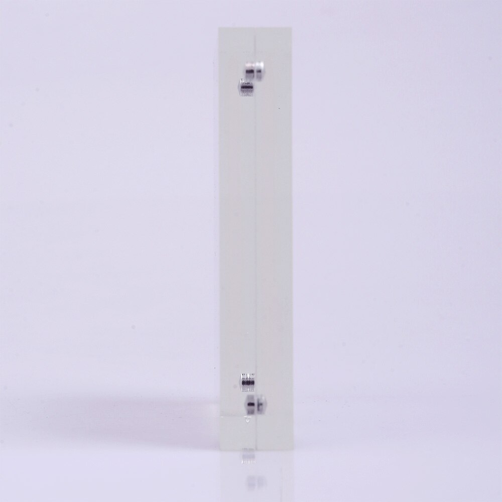 Square Shape Free Standing Double Sided Display Clear Acrylic Perspex Magnet Photo Frames PF003-1