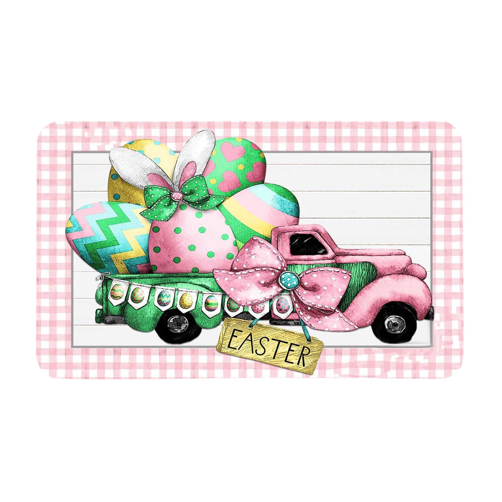 El día de Pascua felpudos de Bienvenido a casa decoración de alfombras alfombra habitación CarpetSupport y . Exclusivo.