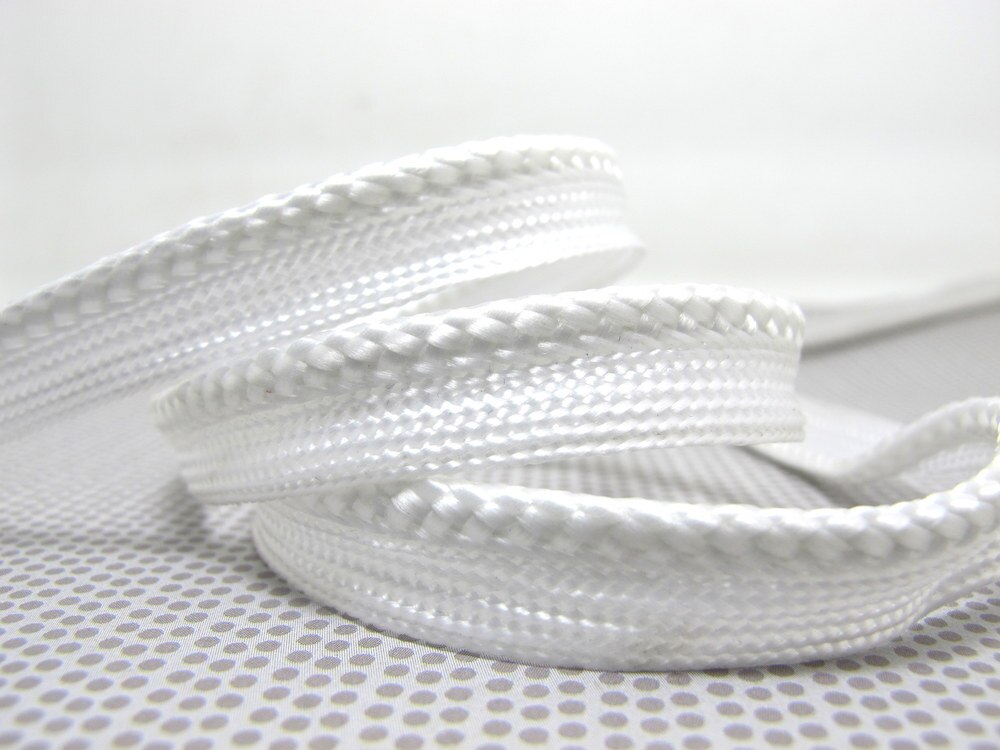 5 Yards 【WHITE】 Twisted Gevlochten Piping Lip Koord Trim | Kussen Kussen Trim | Bekleding Rand Trim Naaibenodigdheden