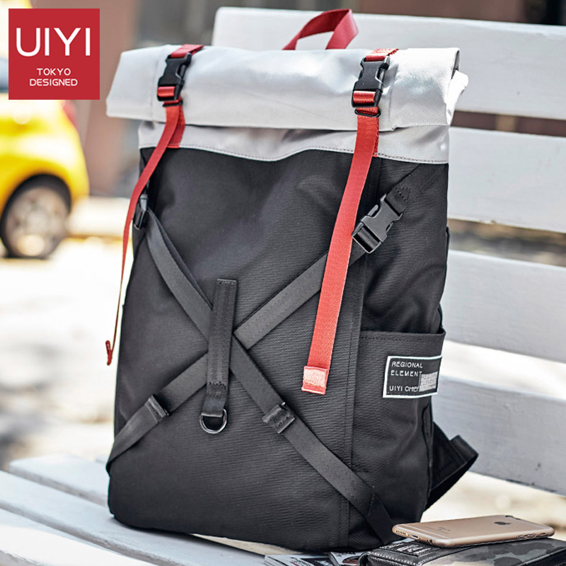 Neue adrette Laptop Rucksack männer Reisetaschen Rucksack Schüler Wasserdichte Polyester Schwarz Computer Rucksäcke Koreanischen stil