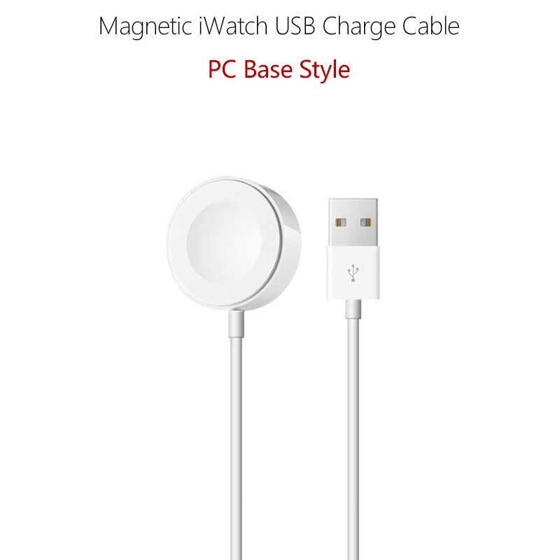 Przenośny QI inteligentny zegarek USB ładowarka kabel magnetyczny bezprzewodowy stacja dokująca robić jabłko IWatch seria 7 6 5 4 3 2 SE Applewatch sznur: PC Watch Charge