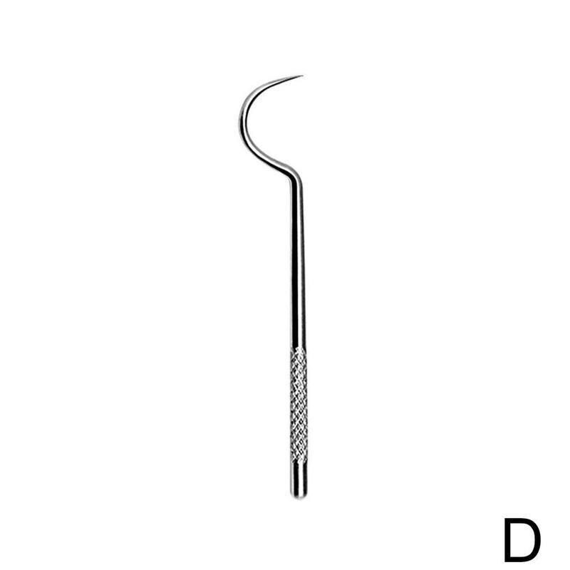 Roestvrij Staal Tandenstoker Met Aluminium Metalen Tandenstoker Houder Draagbare Outdoor Tooth Pick Dispenser Mondhygiëne Care Apparatuur: Bruin