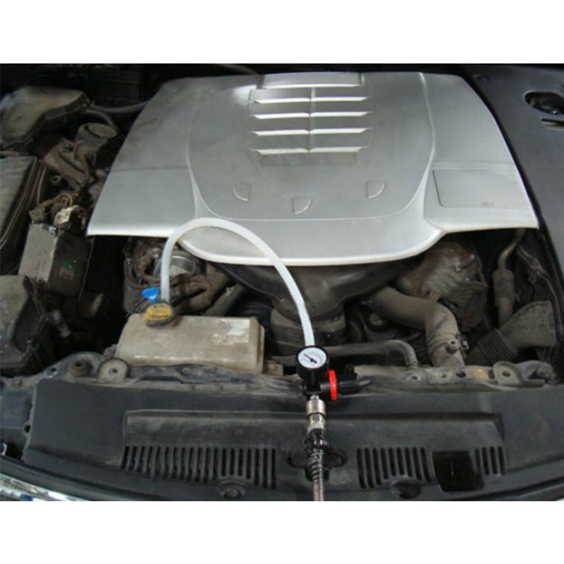 Universal Car Coolant Water Tank Leakage Detector Radiator Pressure Tester Gauge Cooling System Tester 50cm/19.68in