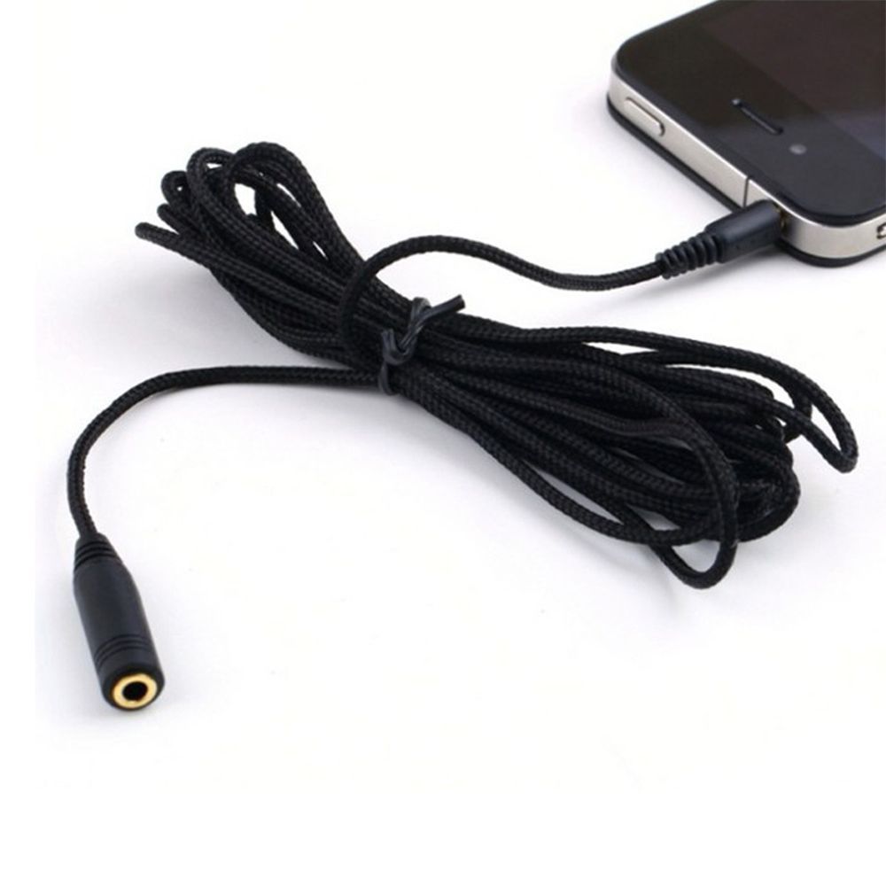 1* 4.9ft 3.5mm Female To Male F/M Headphone Stereo Audio Extension Cable Cord