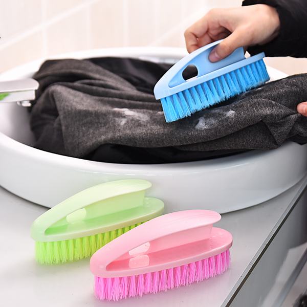 Husholdnings rengøringsbørste multifunktionel plast, blød børste, børste, toiletbørste, pels, sko, sneakers, børste børstetøj