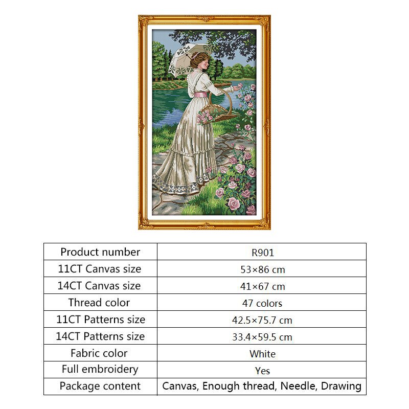 Plukke blomster mønstre stemplet korssting sæt broderi kit 14ct tælle print lærred 11ct diy håndlavet håndarbejde sæt dmc: 11ct trykt klud