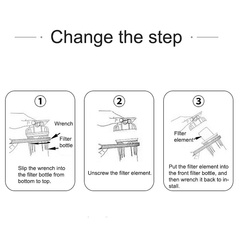 10 Uds. De 10 pulgadas (10 ") agua Pre filtro núcleo PP algodón para 1 micrón/5 micrones