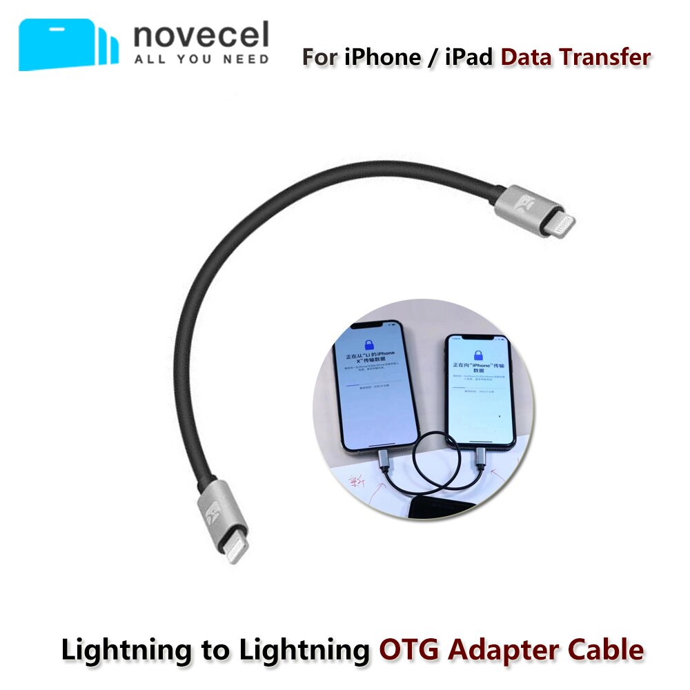 Blitz zu Blitz OTG Adapter Kabel für iPhone 12 11 pro 8 um Xs max IOS 12,4 Handy Daten transfer Migration Werkzeuge