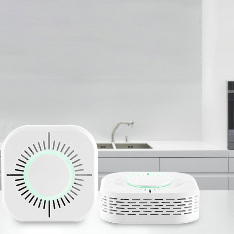 Smoke Detector Wireless 433MHz Fire Security Protection Alarm Sensor for Smart Home Automation, Work with Graffiti APP