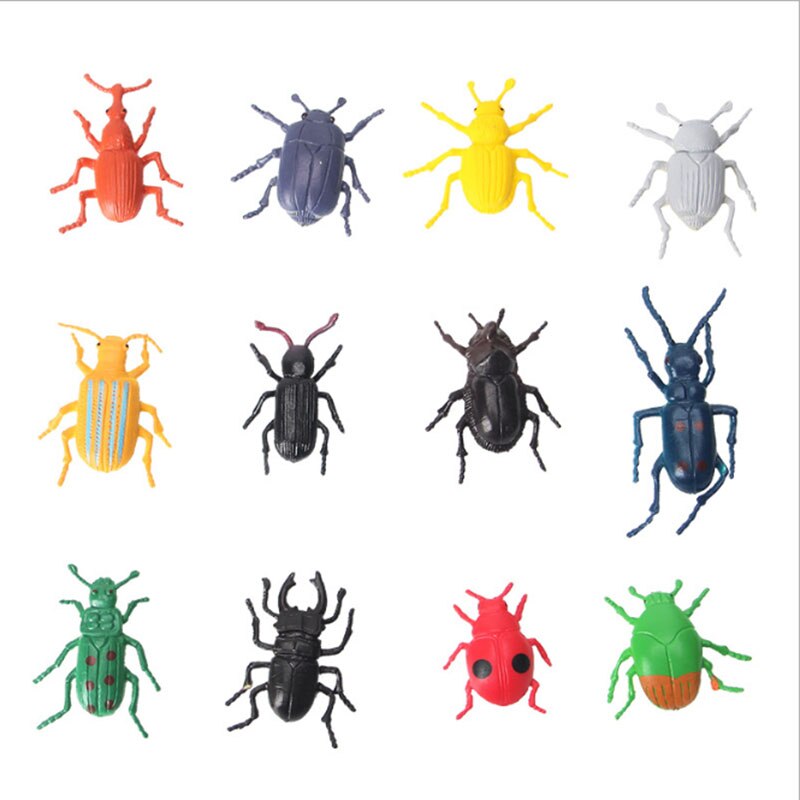 Simulation Insect Animal Model Kids Toys Marine Life Farm Animals Children's Early Education Toy 12PCS Per Model Brain Gme: 13