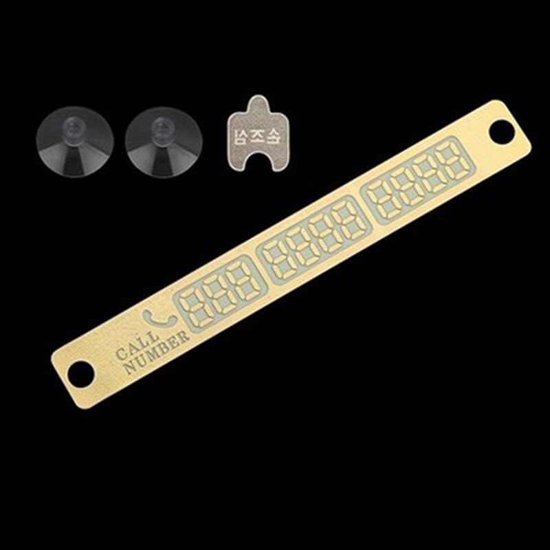 Auto Tijdelijke Parkeerkaart Lichtgevende Tijdelijke Parkeerkaart Sticker Met Sukkels En Telefoonnummer Kaart Stickers Plaat DB023