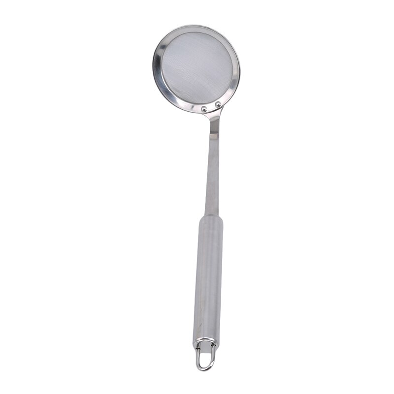 Cocina Multi-funcional de cuchara fino de acero inoxidable de malla de alambre de espumadera, colador de alimentos fritos neto utensilios de cocina: 8cm