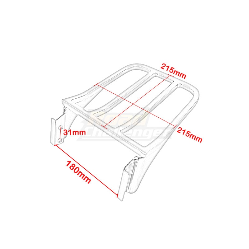 For Harley Sportster XL 04-17 Dyna 06-17 Softail 84-05 FLST FLSTC LSTSC 06-17 Motorcycle Sissy Bar Backrest Luggage Rack