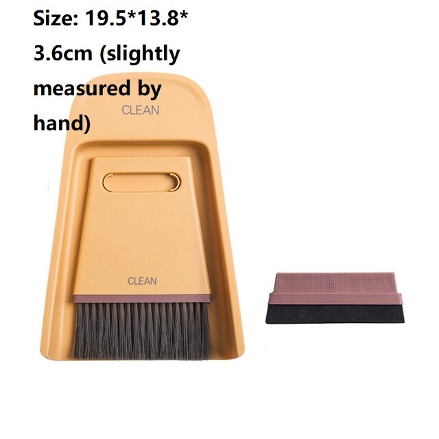 Broom and Dustpan Set Upright Standing Dust Pan With Extendable Broomstick Cleaning Brush Broom Dustpan Set for Home Wholesael: 3pcs-C