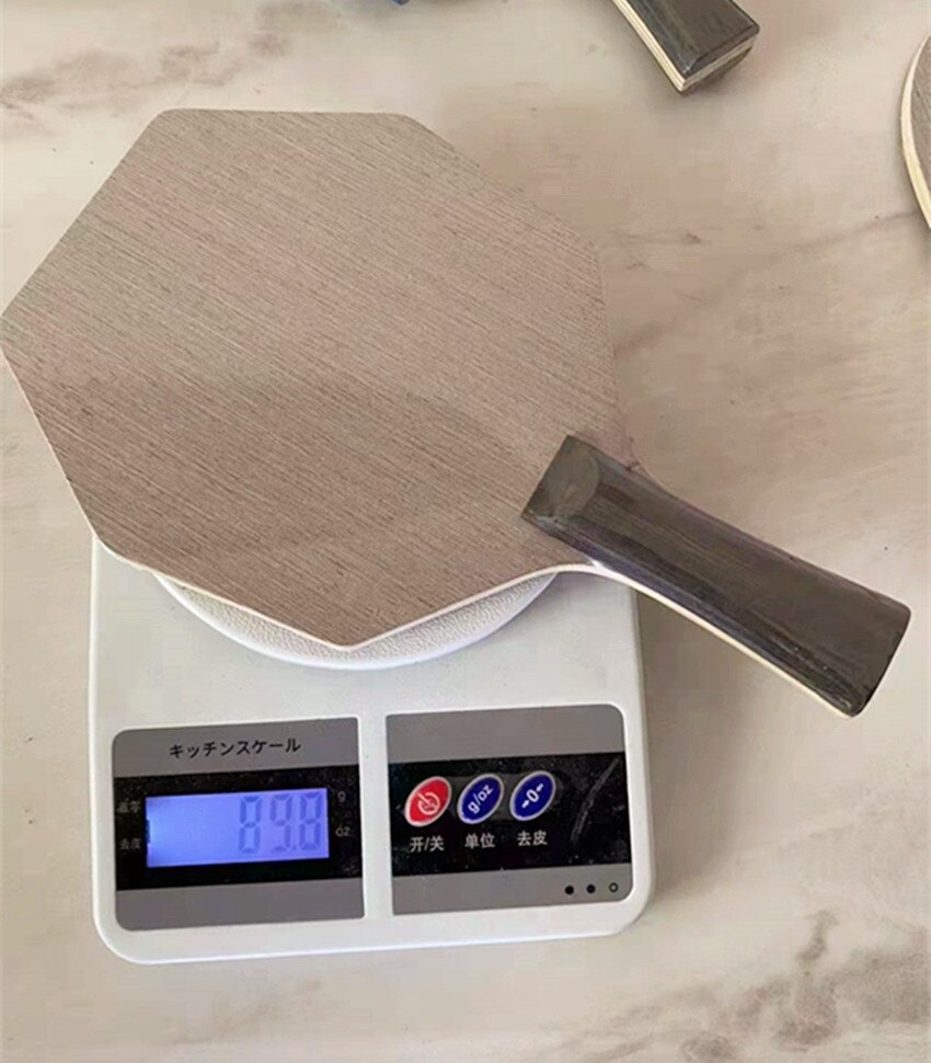 2022 Cybershape Tech Wood Board Manually Table Tennis Blade Offensive Curve Hexagonal Ping Pong Bat For Competition