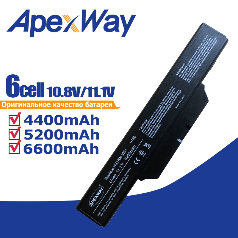 Apexway 6 Cellen Laptop Batterij Voor Hp Compaq 615 Compaq 610 Compaq 550 6720 6720 S 6730 6735 S 6820 6820 S 6830 6830 S