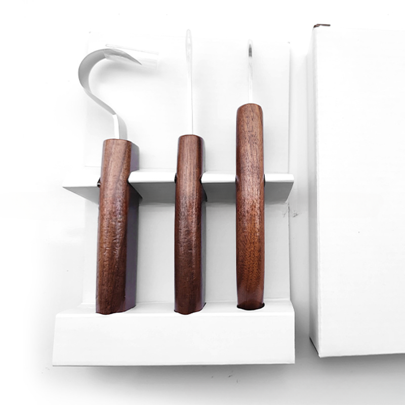 3/5/9/10pcs Chisel Carving Knife DIY Hand Wood Carving Tools Woodcarving Cutter Knives Hand Worker: Flat Chisel