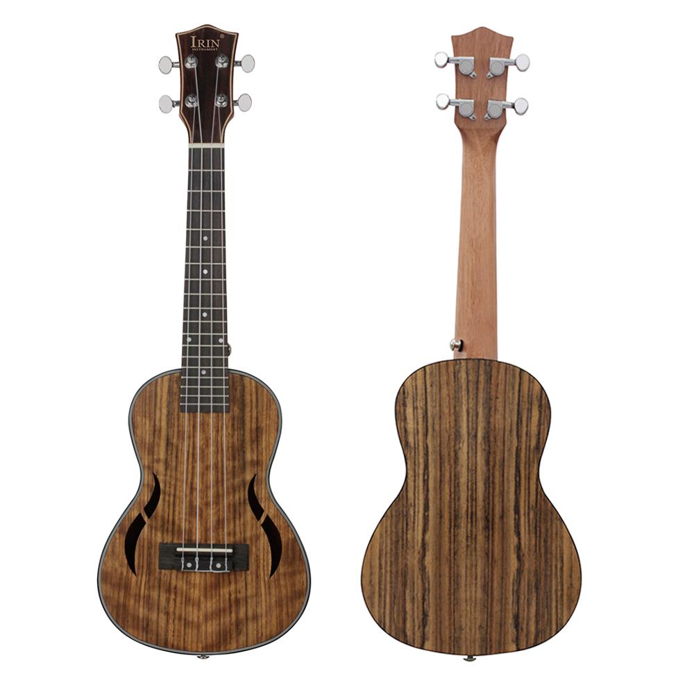 IRIN-Ukelele Hawaiano de 26 pulgadas, 4 cuerdas, cuerpo de nogal, cuerda de nailon, perilla de Metal, Ukelele para niños, estudiante principiante