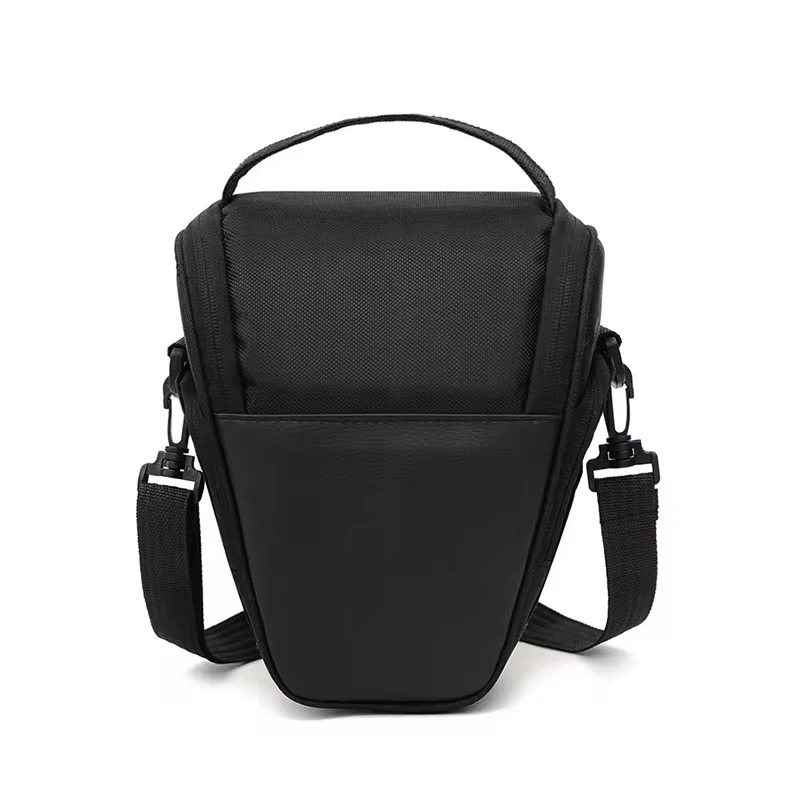 Kompaktowa torba na lustrzankę cyfrową typu crossbody - wodoodporna nylonowa torba na sprzęt do mikroobiektywu z pojedynczym obiektywem ‌ ‌: Default Title