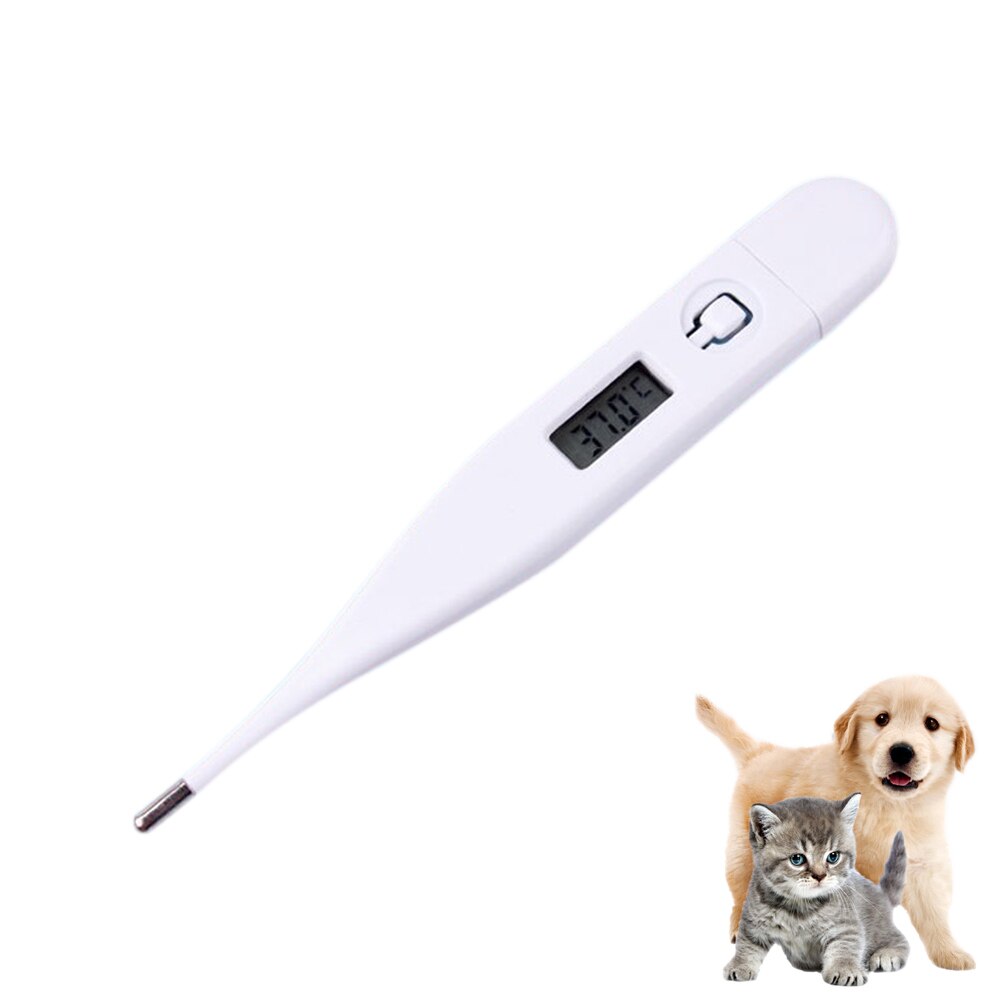 Pet Digitale Thermometer Voor Orale Oksel Anus Kat Hond Snel Lezen Body Temperatuur Indicator JS22