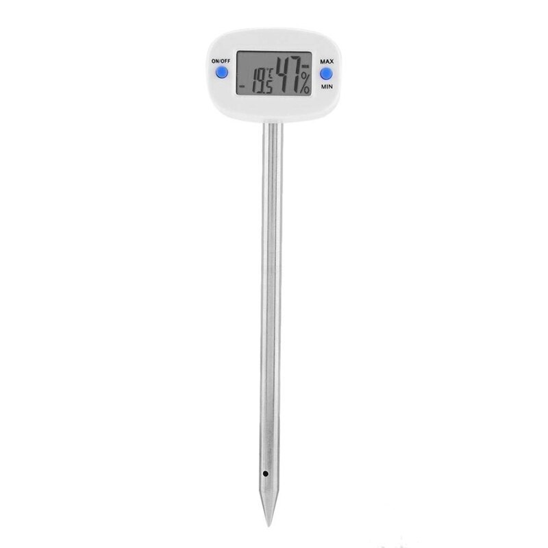Medidor Digital de higrómetro de humedad del suelo TA290, medidor de temperatura y humedad con sonda para cultivo de jardinería
