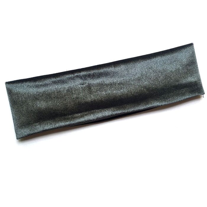 Elastic Velvet Classic Color Hair Belt Girl Headband Accessories Black Hair Bands Tie For Women Leisure Girls: deep grey