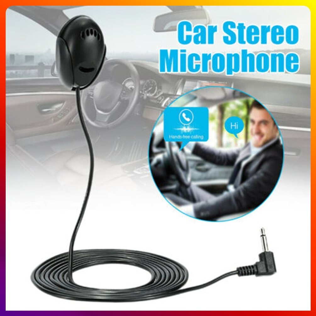 Auto Navigatie Gps Microfoon Auto Speaker Externe Microfoon Plakken Microfoon 3.5Mm Auto Stereo Microfoon