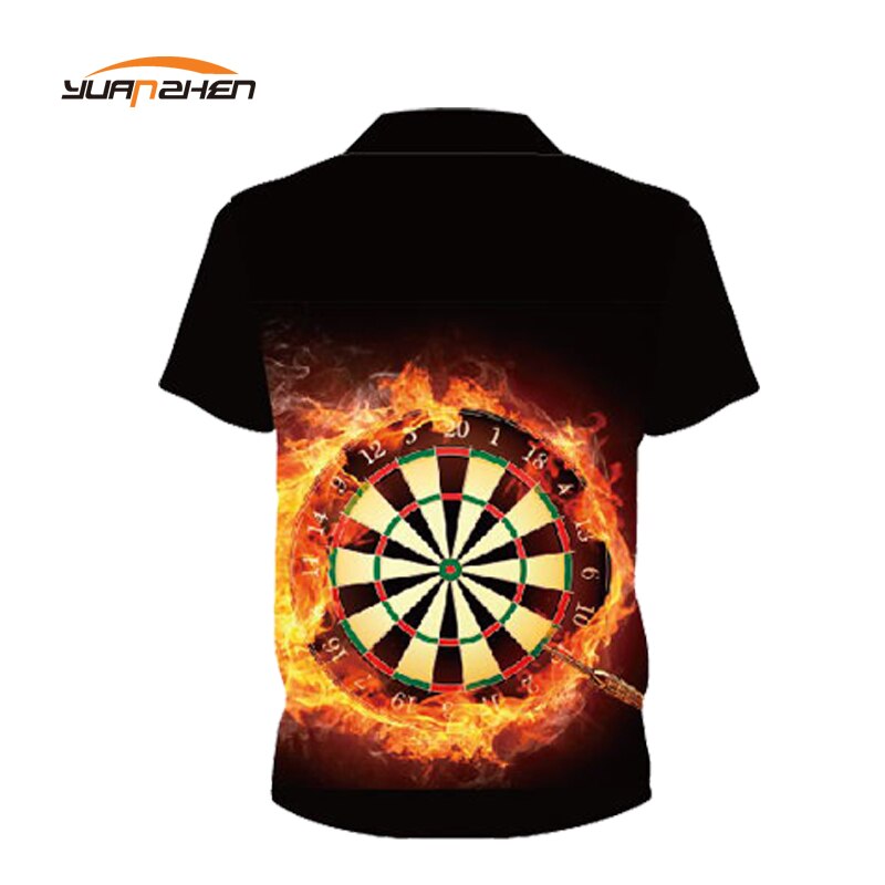 Uw Eigen Quick Dry Polyester Afdrukken Darts Shirt