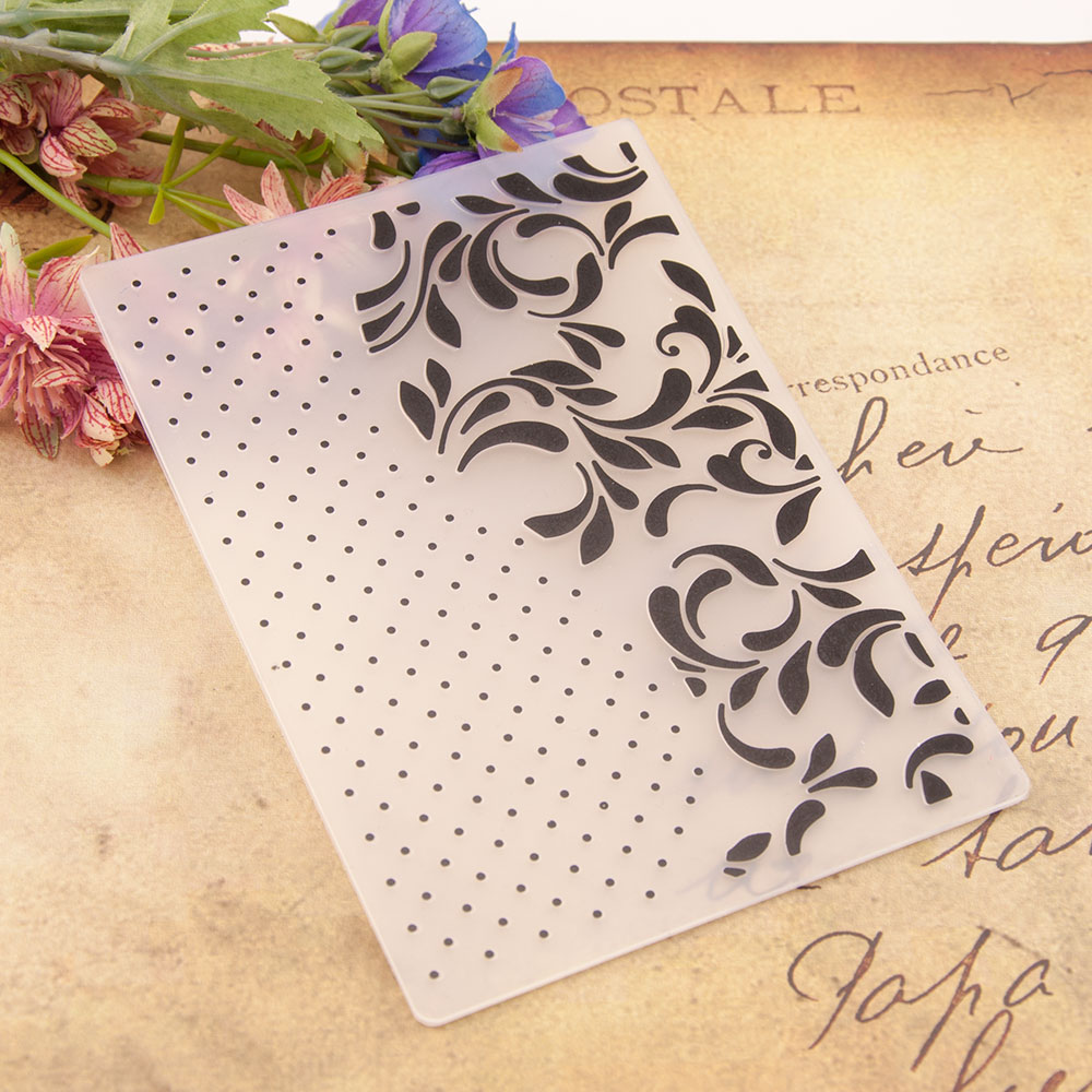 Dot Lace Plastic Template Craft Card Making Paper Card Album Wedding Decoration Scrapbooking Embossing Folders