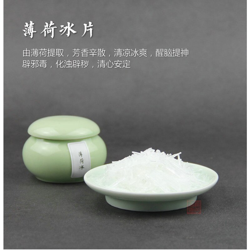 Borneol Natural de 20g, dipterocarpa, incienso/enmens, hielo de menta de , especias de aromaterapia: Mint borneol / 50g