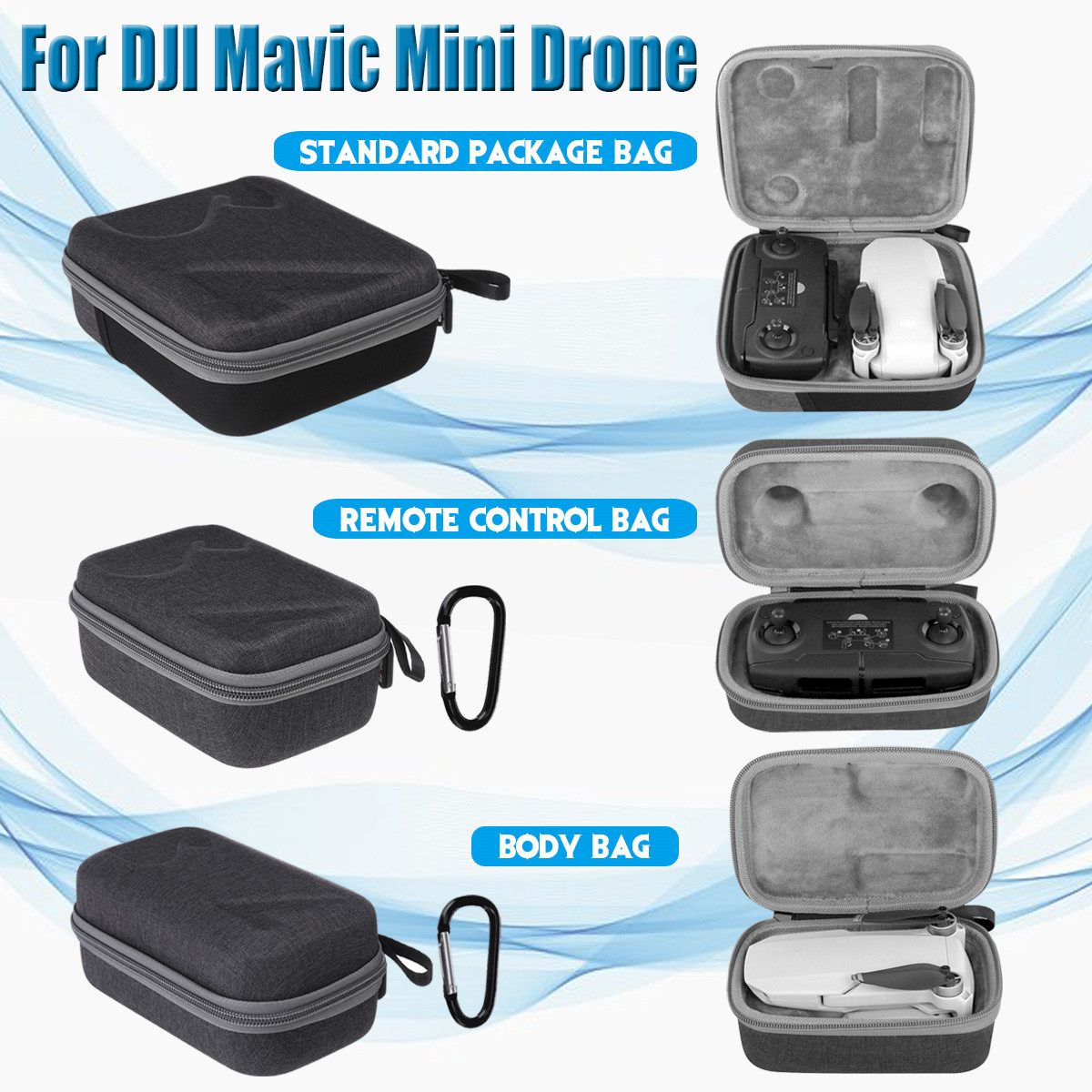 NEUE Drohne Kasten Tasche Schutz Fernbedienung Lagerung Tasche Kasten Beutel Für DJI Mavic Mini Drohne & Zubehör