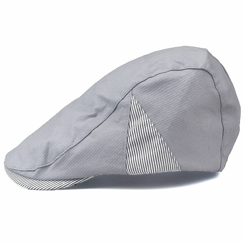 Xthree Solid Beret Cap Katoen Zomer Hoeden Voor Vrouwen Mannen Vizieren Zonnehoed Gorras Planas Platte Caps Verstelbare Baretten
