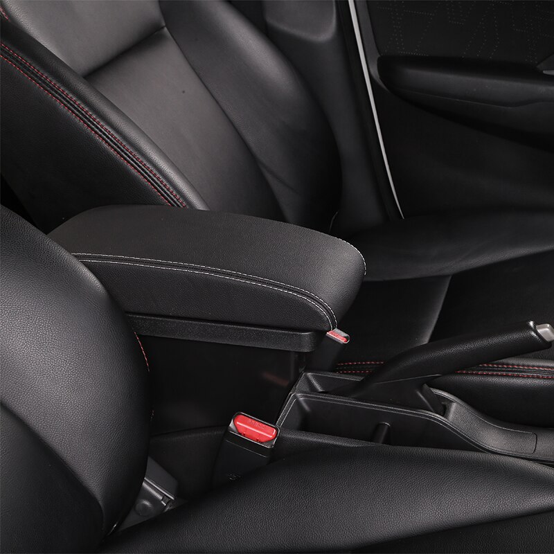 Para caja de reposabrazos KIA Rio/rio 3 + caja de contenido de la tienda central 3USB con el soporte de la taza productos interior del coche -accesorio de estilo